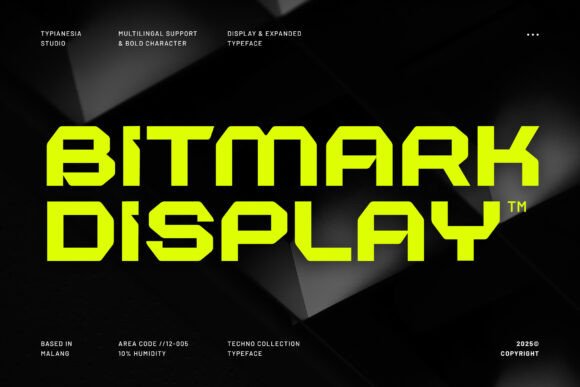 Bitmark: The Futuristic Font for Bold Visual Communication