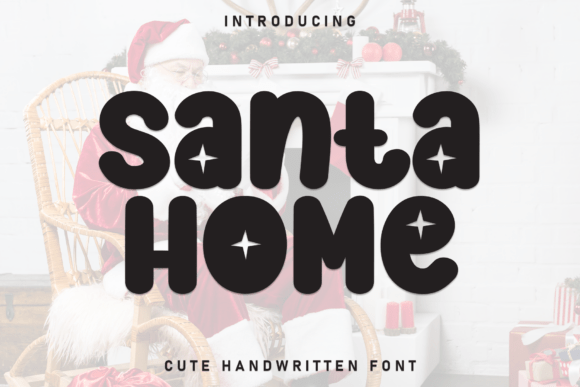 Discover Santa Home: The Whimsical Font for Modern Design