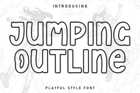 The Art of Playful Typography: Discovering the Jumping Outline